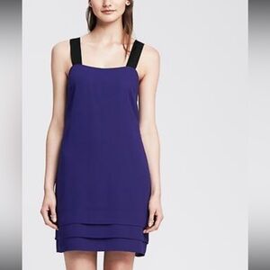 Vintage Banana Republic purple/Blue Sleeveless Mini Dress for Cocktail, Size 10